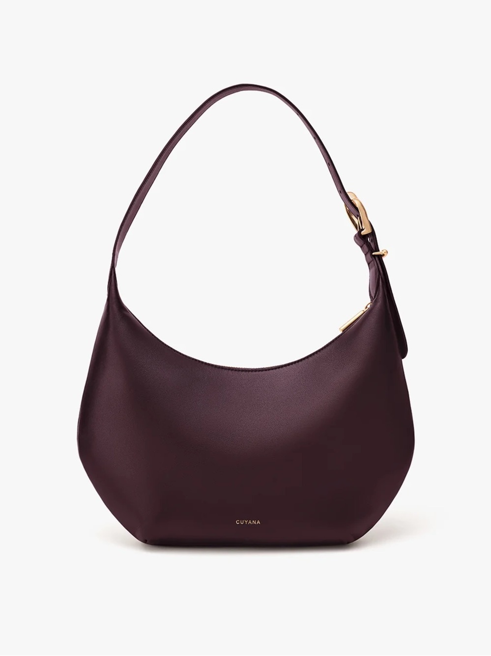 Cuyana Celestia Shoulder Bag in Plum